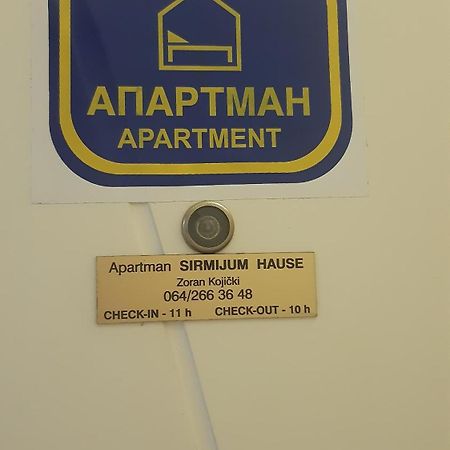Apartamento Sirmijum Hause Sremska Mitrovica Exterior foto
